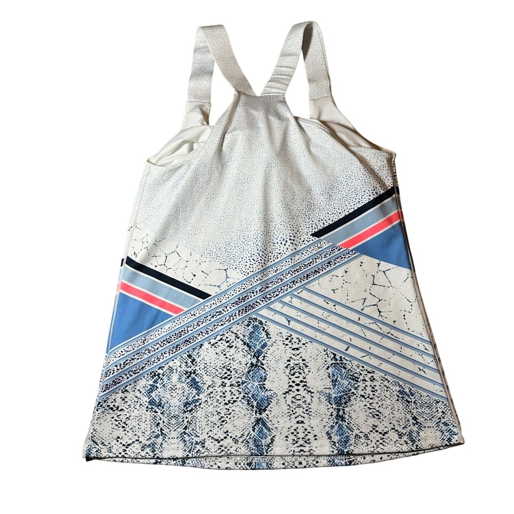Lucky in Love S 4-6 Tennis SET Top Skort Small Snake Blue Peach White Pickleball - Picture 9 of 11